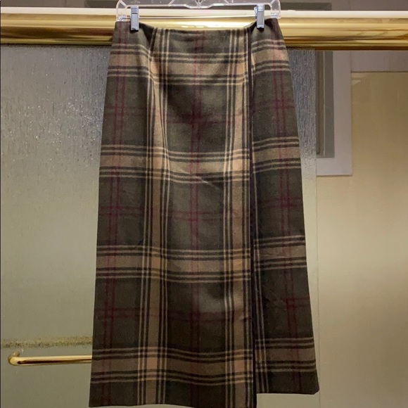 Talbots wool wrap skirt - Picture 2 of 8